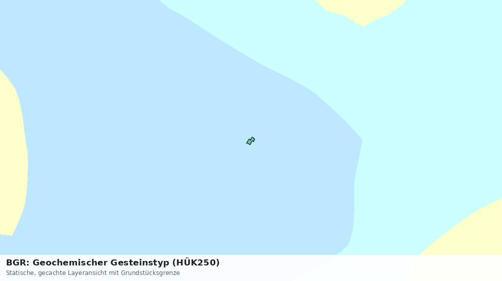 Statische Kartenansicht: BGR: Geochemischer Gesteinstyp (HÜK250)