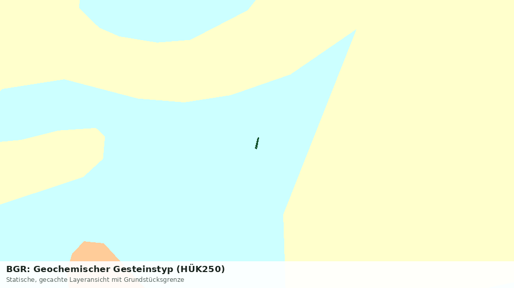 Statische Kartenansicht: BGR: Geochemischer Gesteinstyp (HÜK250)