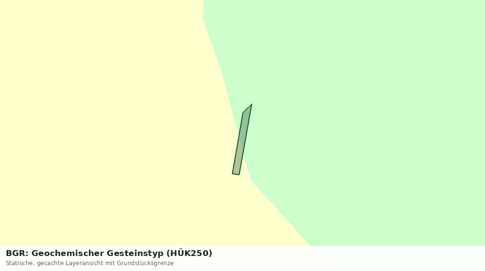 Statische Kartenansicht: BGR: Geochemischer Gesteinstyp (HÜK250)