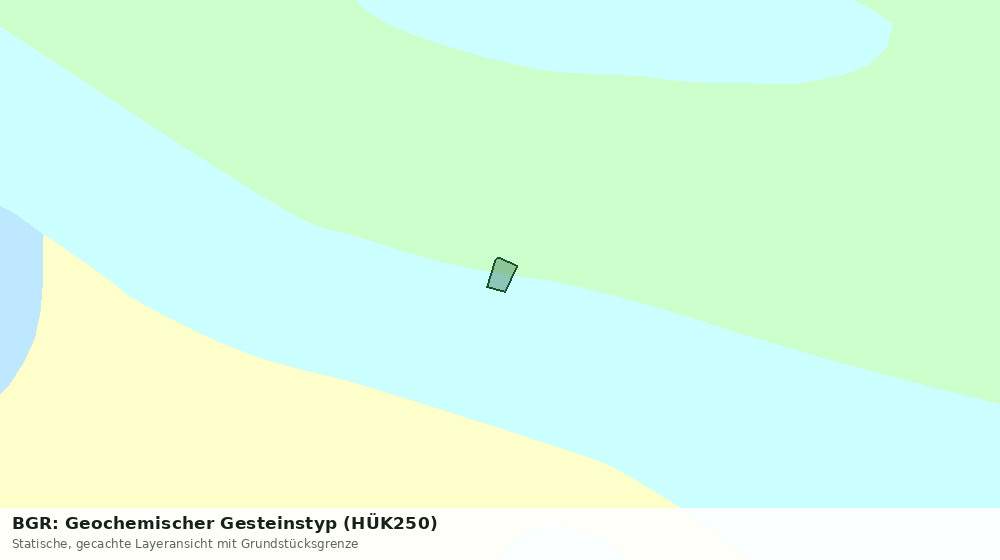Statische Kartenansicht: BGR: Geochemischer Gesteinstyp (HÜK250)
