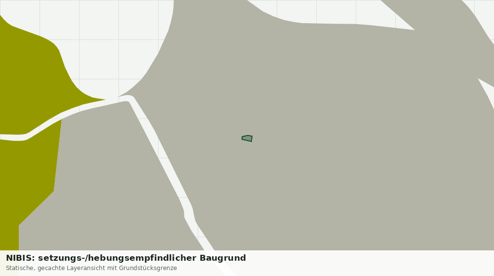Statische Kartenansicht: NIBIS: setzungs-/hebungsempfindlicher Baugrund