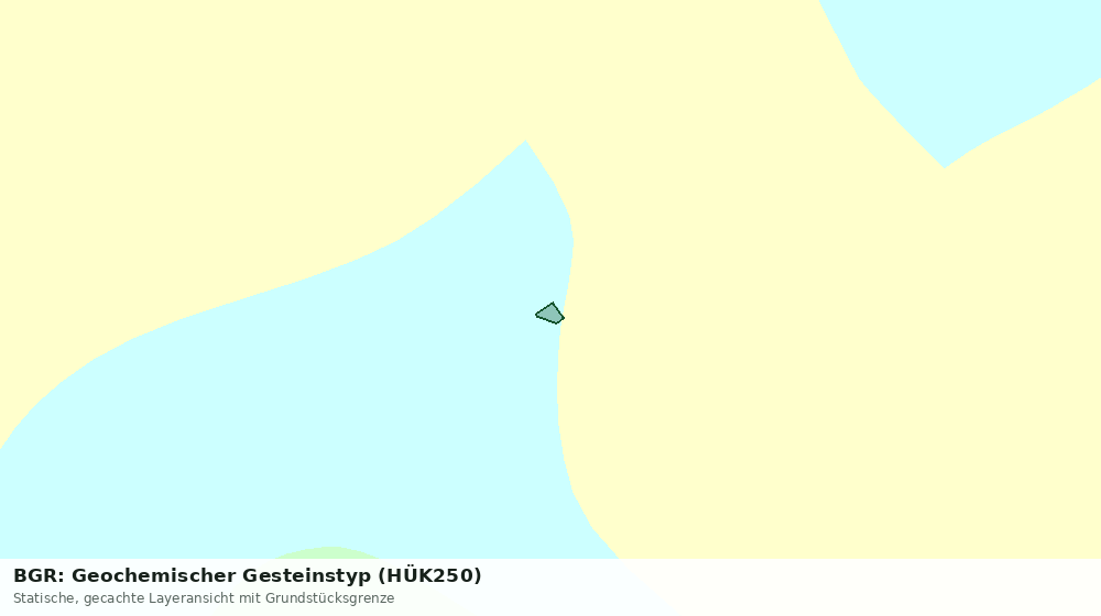 Statische Kartenansicht: BGR: Geochemischer Gesteinstyp (HÜK250)