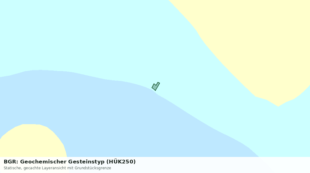 Statische Kartenansicht: BGR: Geochemischer Gesteinstyp (HÜK250)