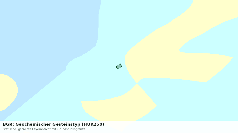 Statische Kartenansicht: BGR: Geochemischer Gesteinstyp (HÜK250)