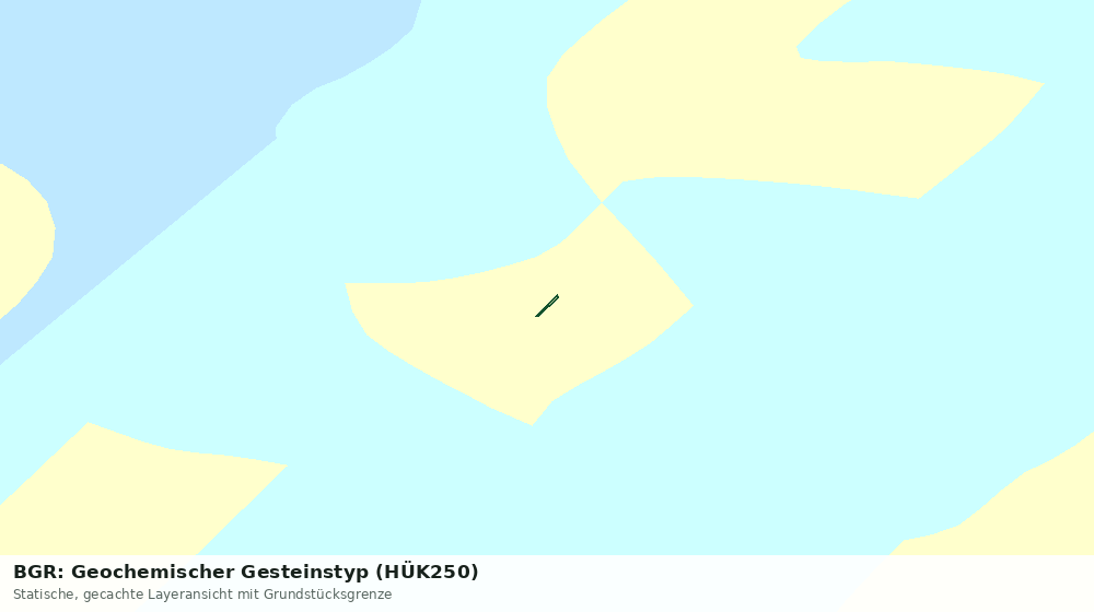 Statische Kartenansicht: BGR: Geochemischer Gesteinstyp (HÜK250)