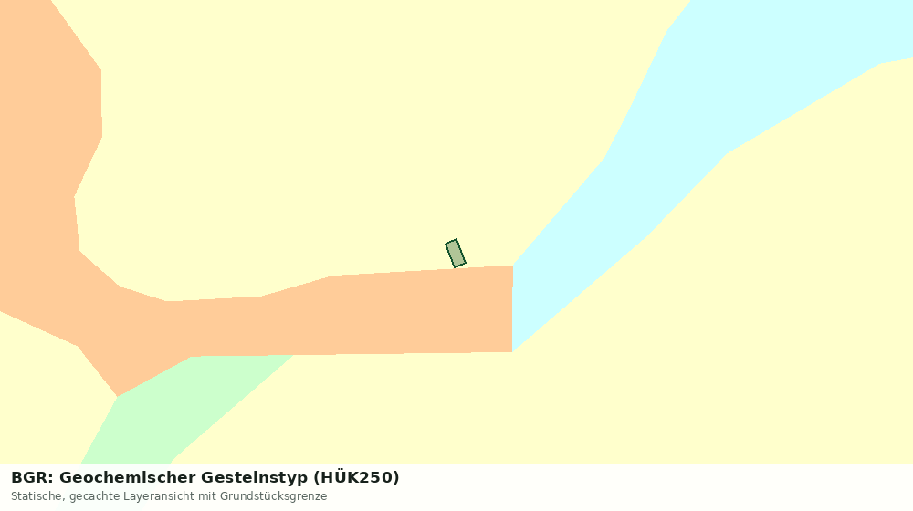 Statische Kartenansicht: BGR: Geochemischer Gesteinstyp (HÜK250)