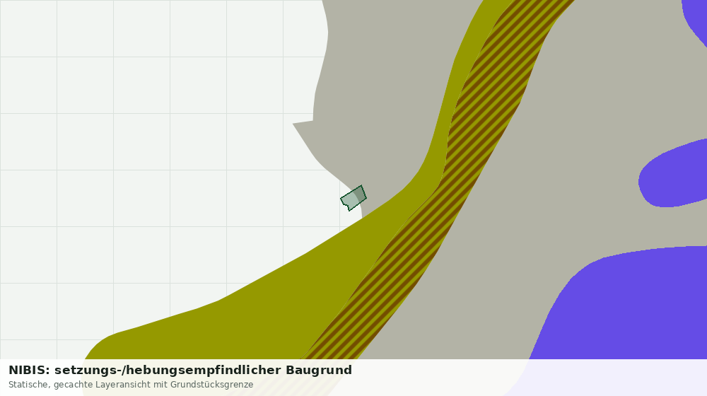 Statische Kartenansicht: NIBIS: setzungs-/hebungsempfindlicher Baugrund