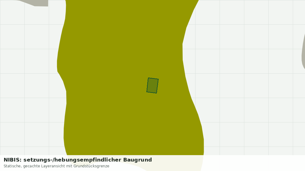 Statische Kartenansicht: NIBIS: setzungs-/hebungsempfindlicher Baugrund