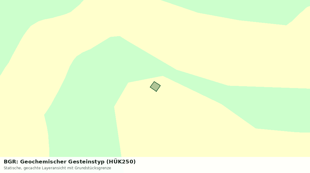Statische Kartenansicht: BGR: Geochemischer Gesteinstyp (HÜK250)