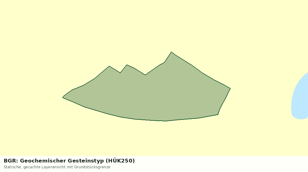 Statische Kartenansicht: BGR: Geochemischer Gesteinstyp (HÜK250)