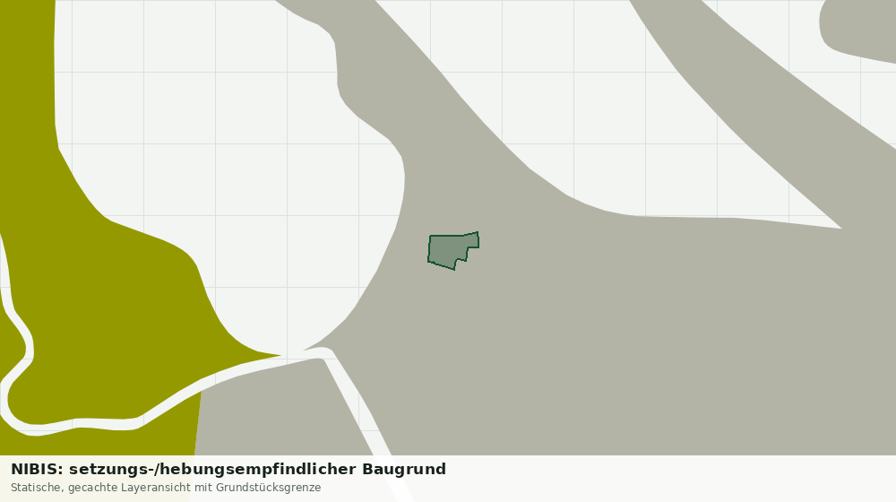Statische Kartenansicht: NIBIS: setzungs-/hebungsempfindlicher Baugrund
