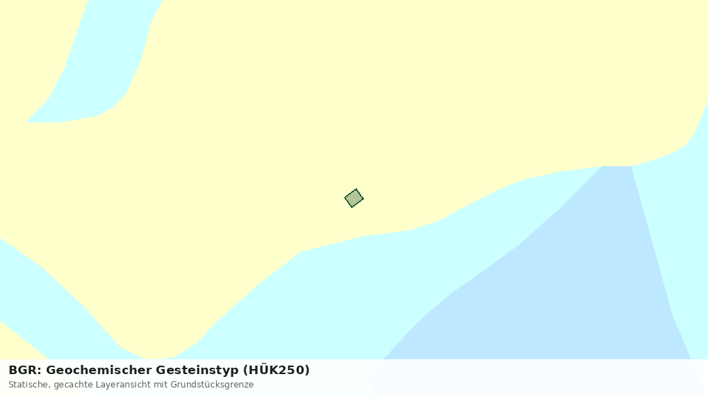 Statische Kartenansicht: BGR: Geochemischer Gesteinstyp (HÜK250)