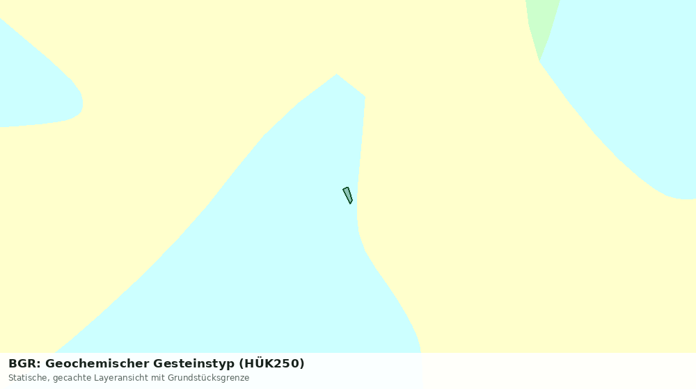 Statische Kartenansicht: BGR: Geochemischer Gesteinstyp (HÜK250)