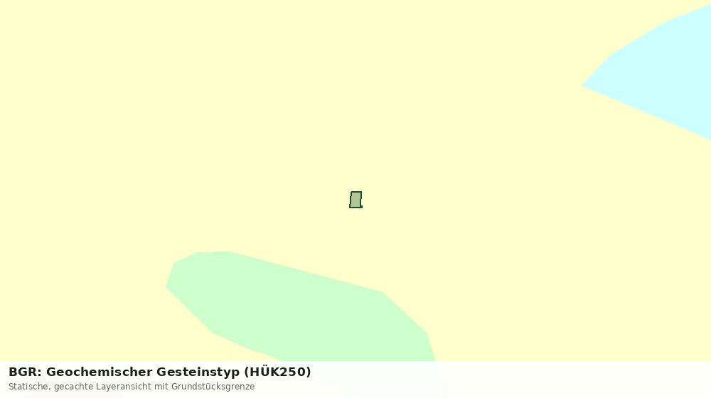Statische Kartenansicht: BGR: Geochemischer Gesteinstyp (HÜK250)