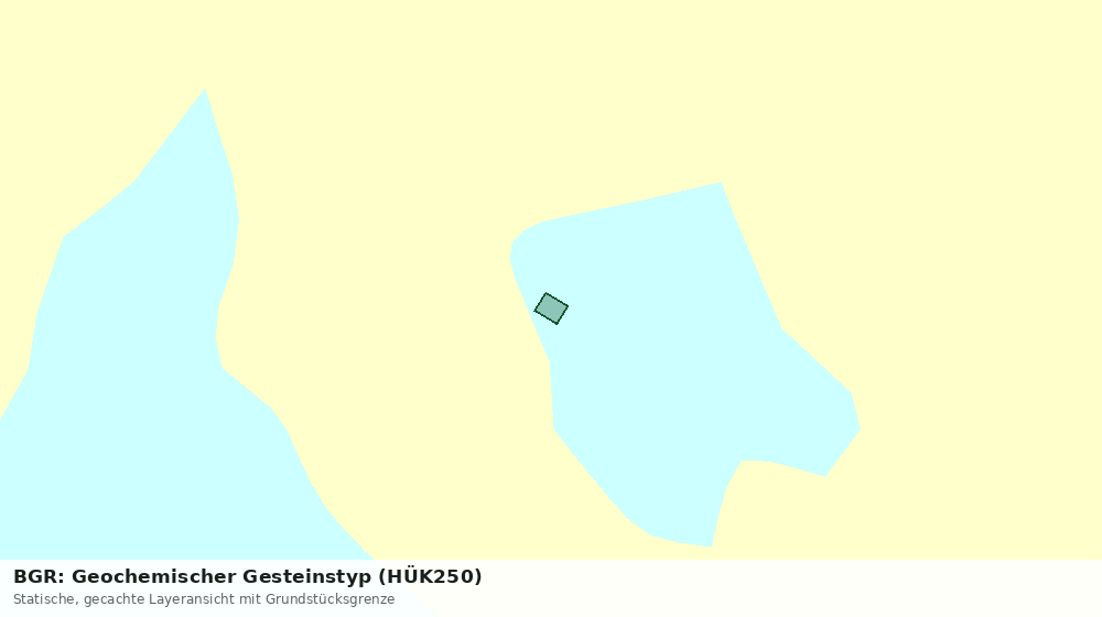 Statische Kartenansicht: BGR: Geochemischer Gesteinstyp (HÜK250)