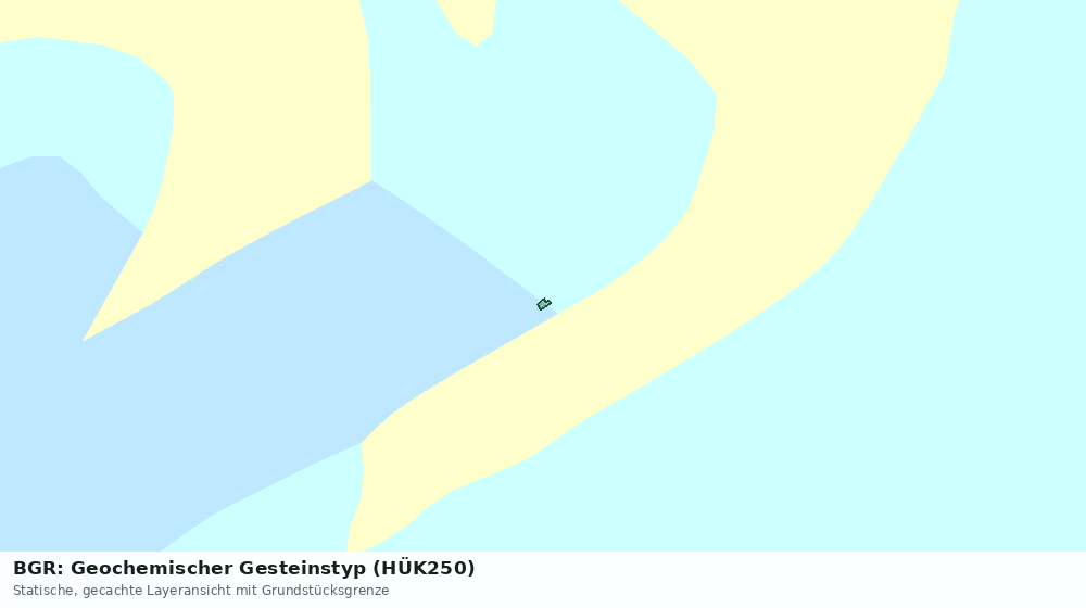 Statische Kartenansicht: BGR: Geochemischer Gesteinstyp (HÜK250)