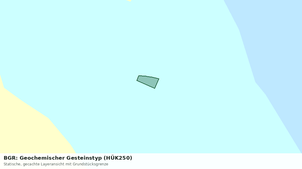 Statische Kartenansicht: BGR: Geochemischer Gesteinstyp (HÜK250)