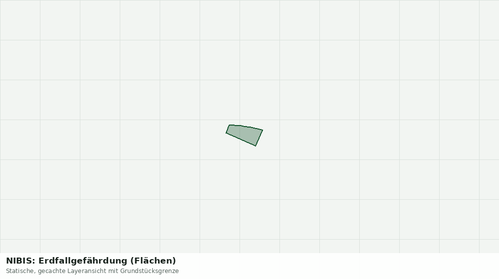 Statische Kartenansicht: NIBIS: Erdfallgefährdung (Flächen)
