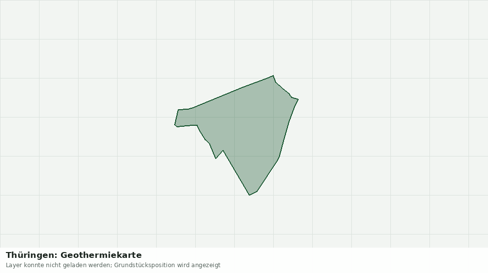 Statische Kartenansicht: Thüringen: Geothermiekarte