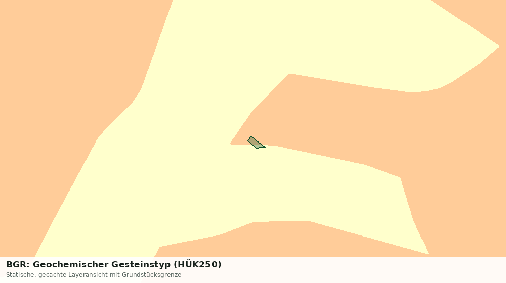 Statische Kartenansicht: BGR: Geochemischer Gesteinstyp (HÜK250)
