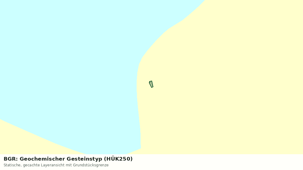 Statische Kartenansicht: BGR: Geochemischer Gesteinstyp (HÜK250)