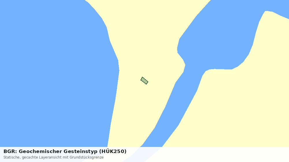 Statische Kartenansicht: BGR: Geochemischer Gesteinstyp (HÜK250)