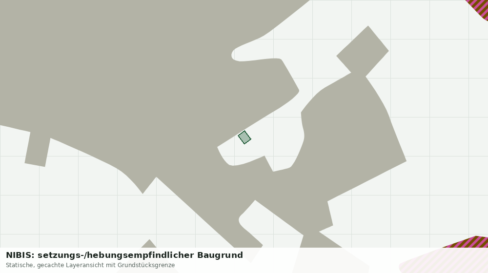 Statische Kartenansicht: NIBIS: setzungs-/hebungsempfindlicher Baugrund