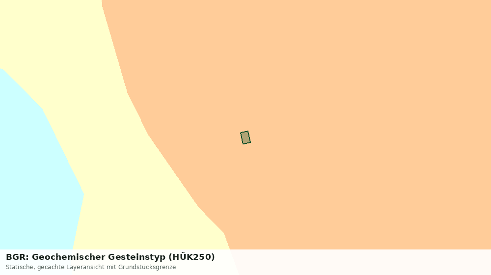 Statische Kartenansicht: BGR: Geochemischer Gesteinstyp (HÜK250)