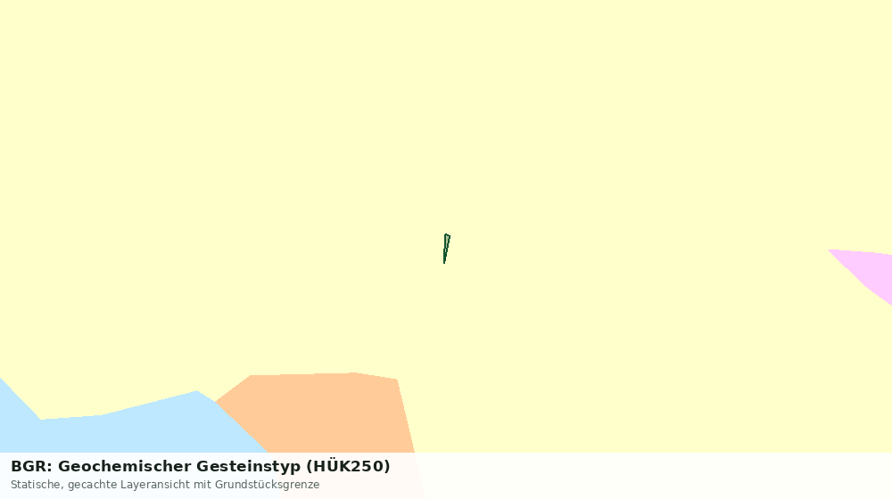Statische Kartenansicht: BGR: Geochemischer Gesteinstyp (HÜK250)