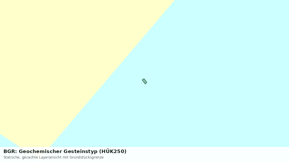 Statische Kartenansicht: BGR: Geochemischer Gesteinstyp (HÜK250)