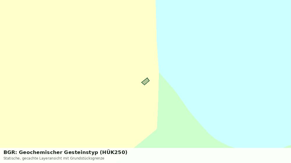 Statische Kartenansicht: BGR: Geochemischer Gesteinstyp (HÜK250)
