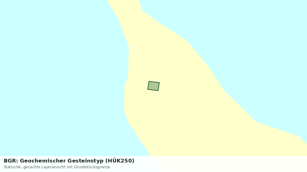 Statische Kartenansicht: BGR: Geochemischer Gesteinstyp (HÜK250)