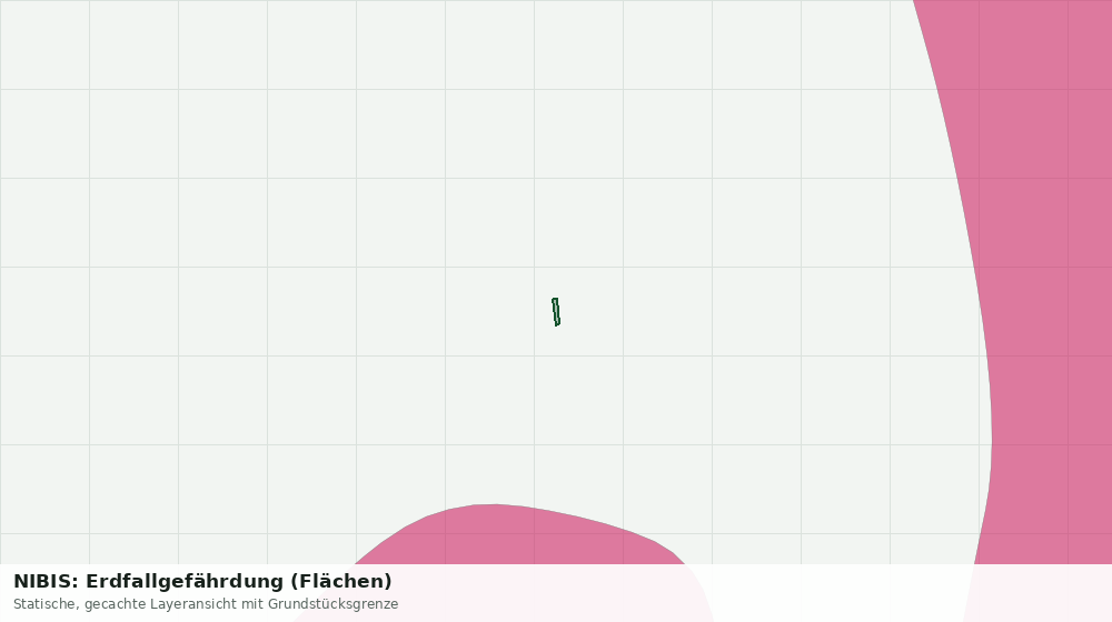 Statische Kartenansicht: NIBIS: Erdfallgefährdung (Flächen)