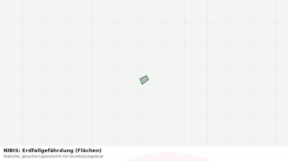 Statische Kartenansicht: NIBIS: Erdfallgefährdung (Flächen)