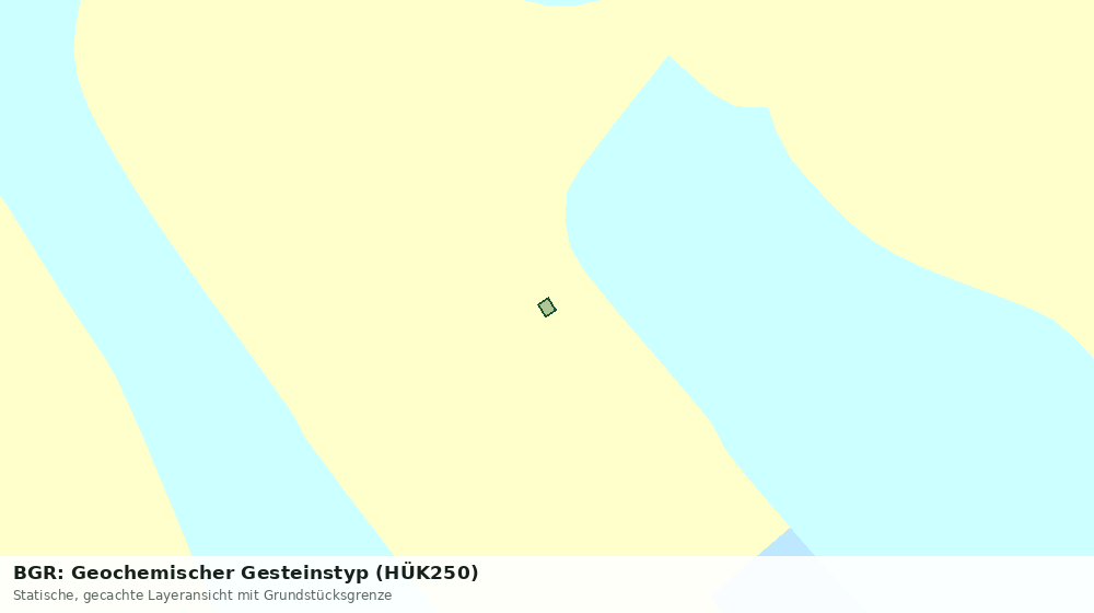 Statische Kartenansicht: BGR: Geochemischer Gesteinstyp (HÜK250)