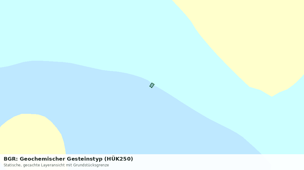 Statische Kartenansicht: BGR: Geochemischer Gesteinstyp (HÜK250)