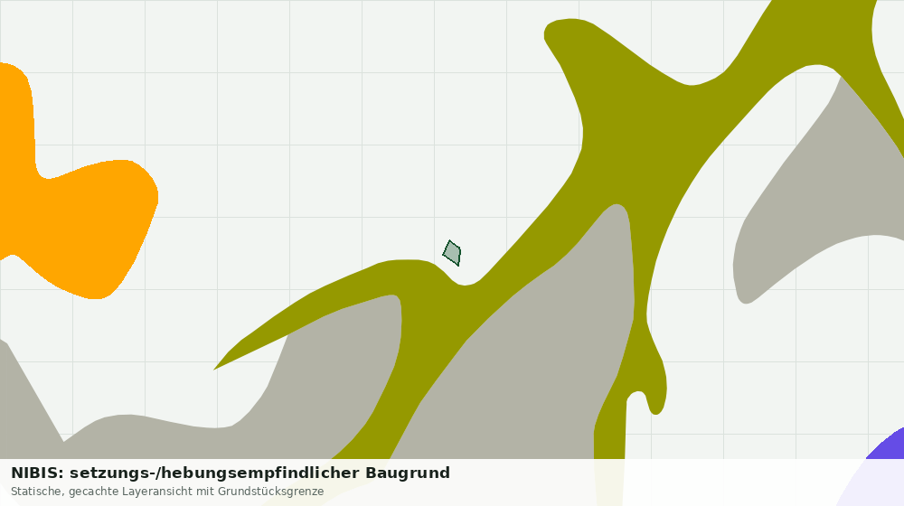 Statische Kartenansicht: NIBIS: setzungs-/hebungsempfindlicher Baugrund