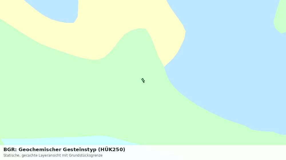 Statische Kartenansicht: BGR: Geochemischer Gesteinstyp (HÜK250)