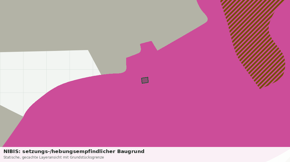 Statische Kartenansicht: NIBIS: setzungs-/hebungsempfindlicher Baugrund