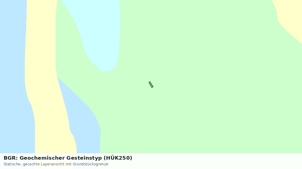 Statische Kartenansicht: BGR: Geochemischer Gesteinstyp (HÜK250)