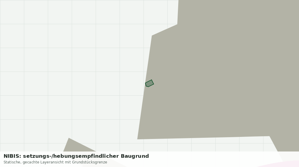 Statische Kartenansicht: NIBIS: setzungs-/hebungsempfindlicher Baugrund