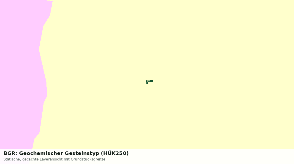 Statische Kartenansicht: BGR: Geochemischer Gesteinstyp (HÜK250)