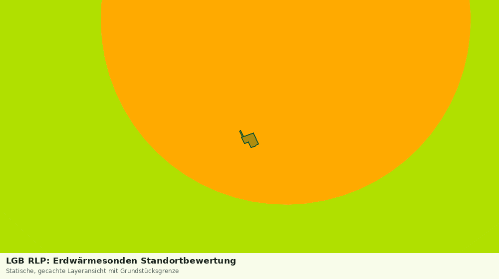 Statische Kartenansicht: LGB RLP: Erdwärmesonden Standortbewertung