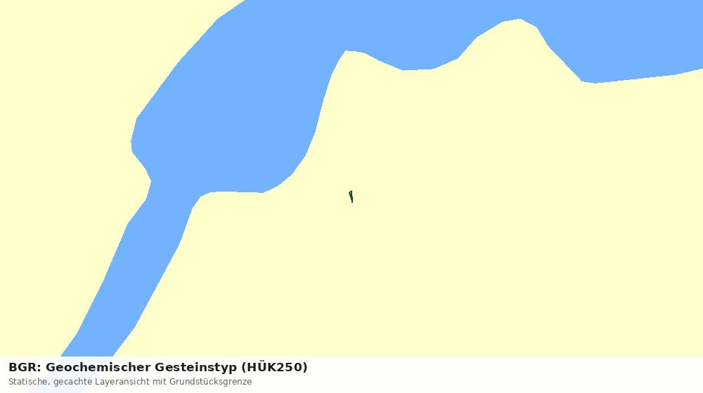 Statische Kartenansicht: BGR: Geochemischer Gesteinstyp (HÜK250)