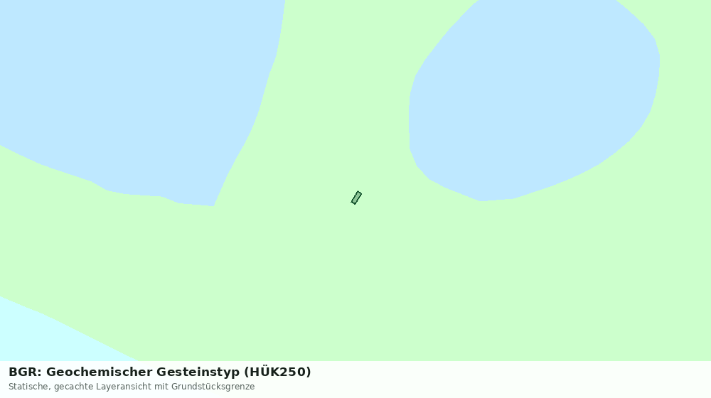 Statische Kartenansicht: BGR: Geochemischer Gesteinstyp (HÜK250)