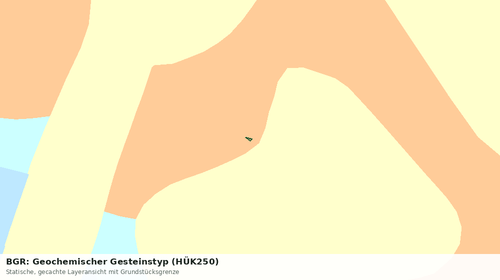 Statische Kartenansicht: BGR: Geochemischer Gesteinstyp (HÜK250)