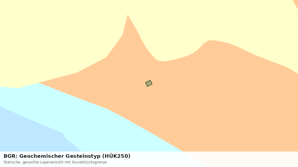 Statische Kartenansicht: BGR: Geochemischer Gesteinstyp (HÜK250)