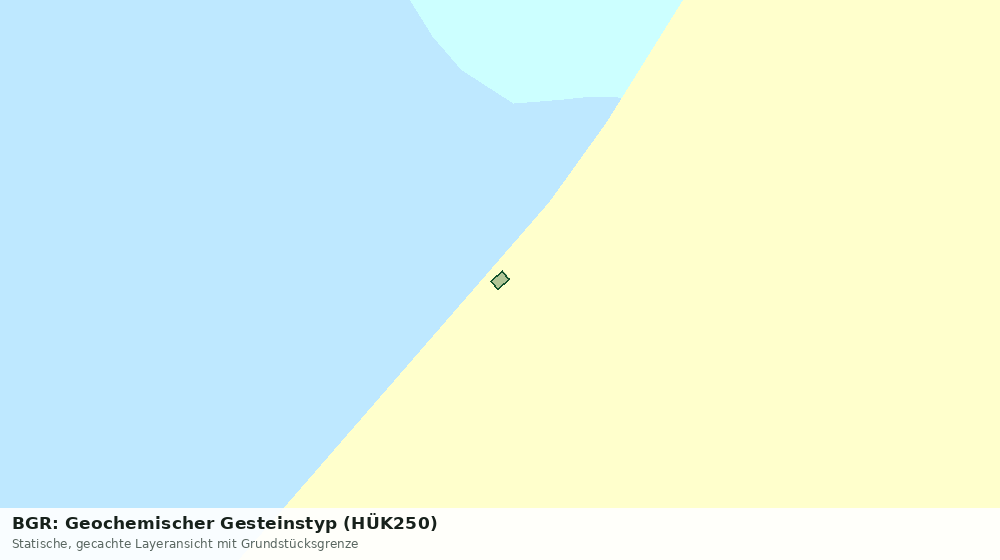 Statische Kartenansicht: BGR: Geochemischer Gesteinstyp (HÜK250)