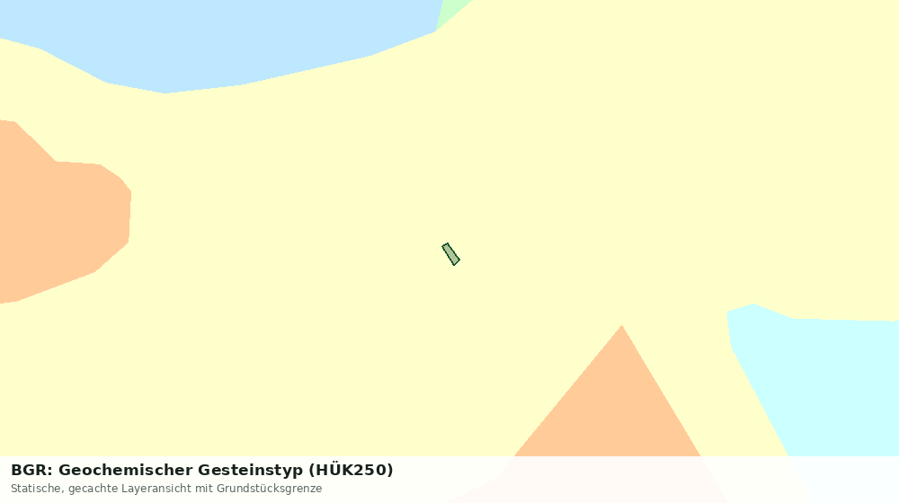 Statische Kartenansicht: BGR: Geochemischer Gesteinstyp (HÜK250)