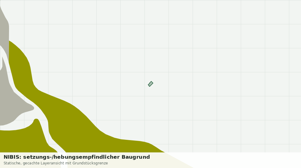 Statische Kartenansicht: NIBIS: setzungs-/hebungsempfindlicher Baugrund